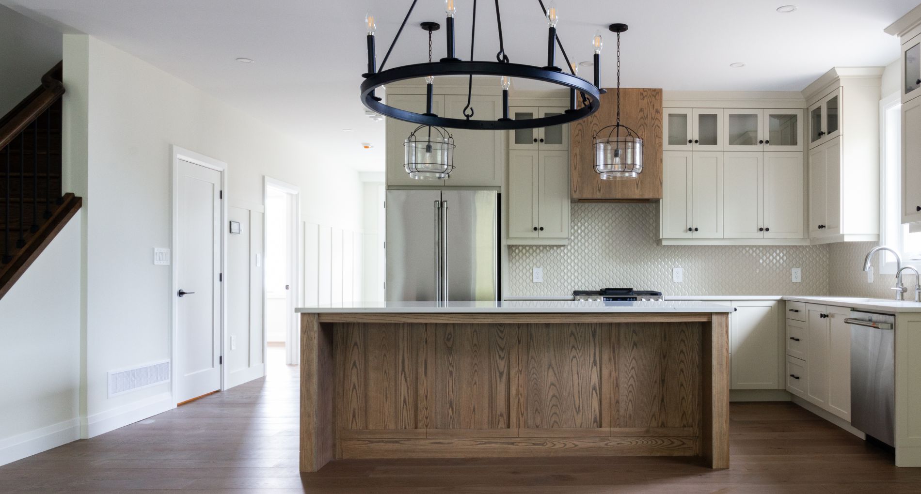 Architectural Custom Home with Stone, Steel, and Bespoke Interiors