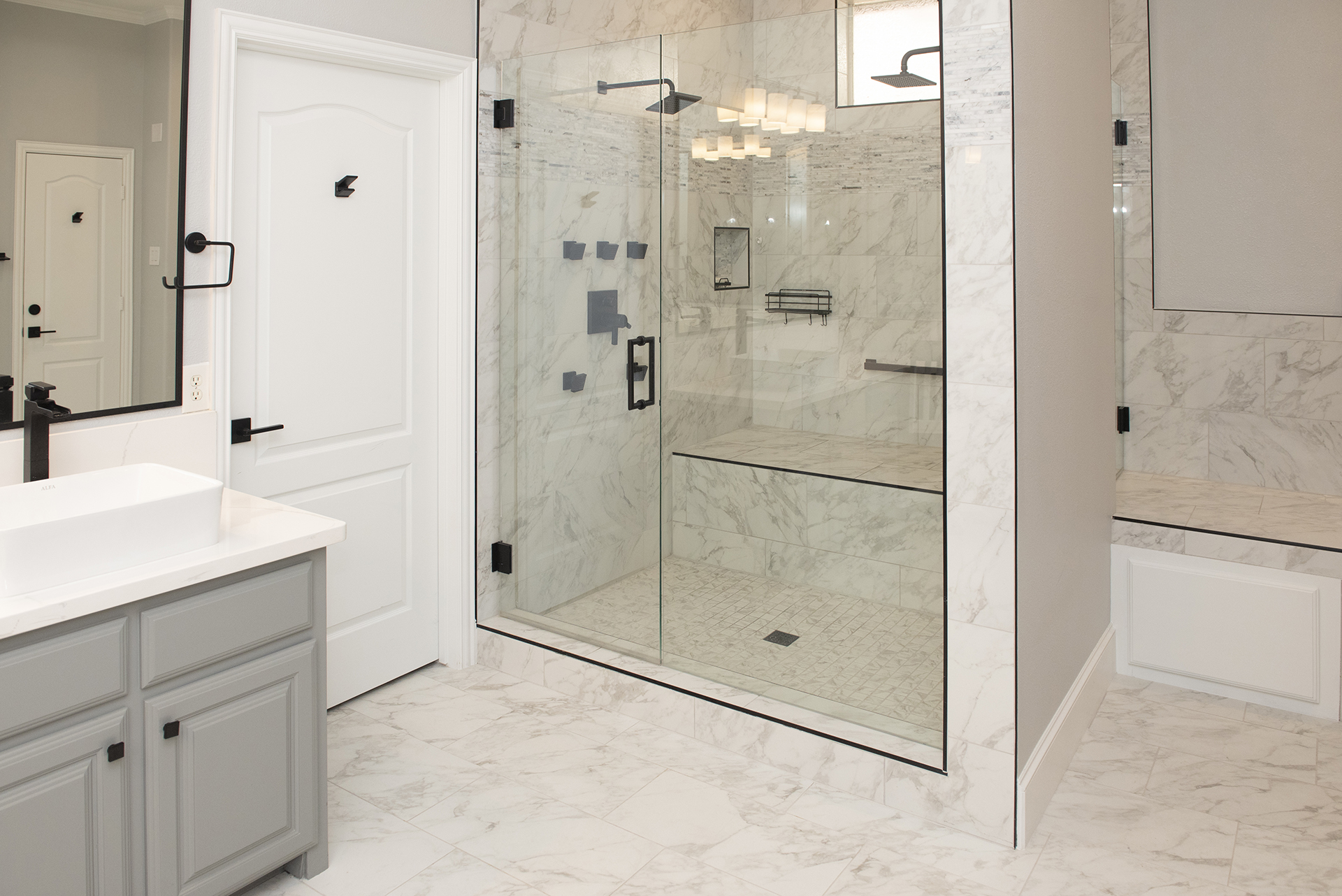 Marine Veteran Handi-Able Bathroom Remodel - Frisco | Scarlett