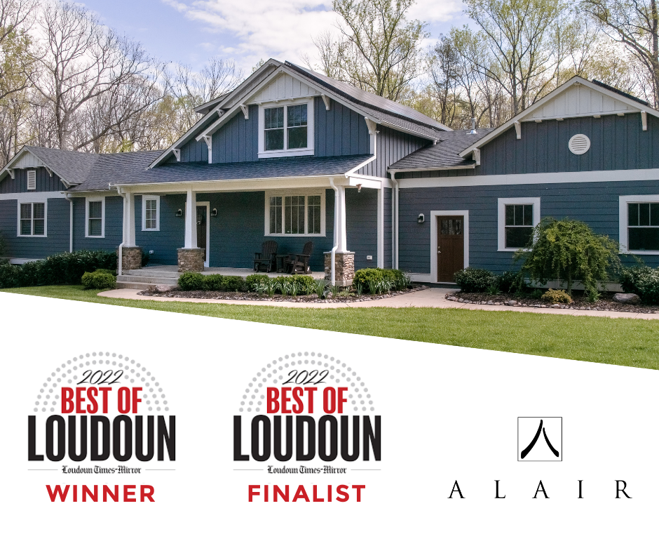 Alair Homes Hunt Country Wins Best of Loudoun!