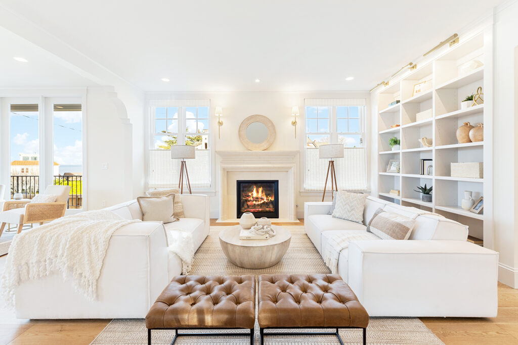 modern coffee table design ideas | custom home in Kirkland