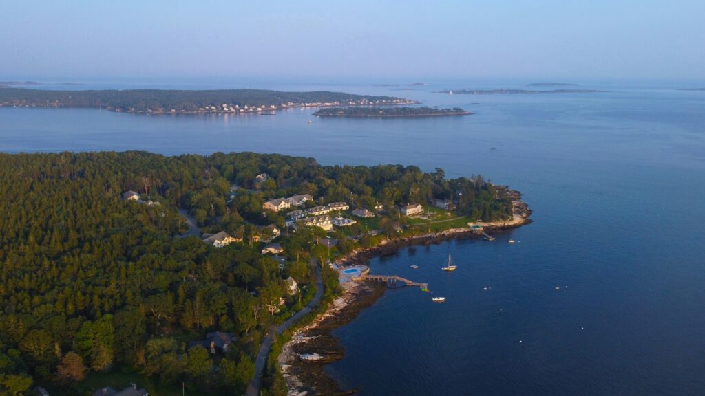 Bird's-eye view of Mercer Island
