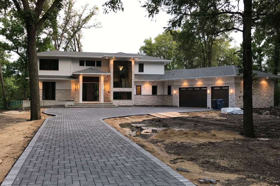 Winnipeg custom home under construction