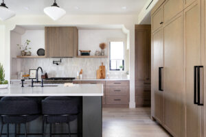 Kitchen of modern multigenerational home in Tsawwassen