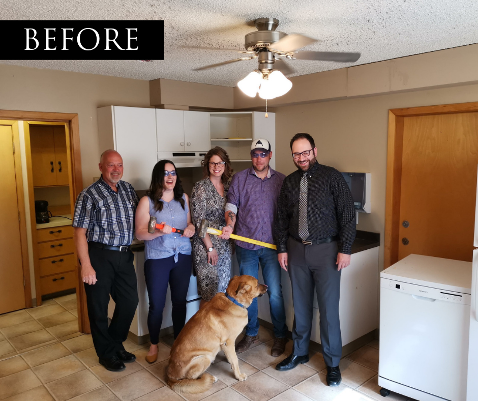 camrose shelter renovation before