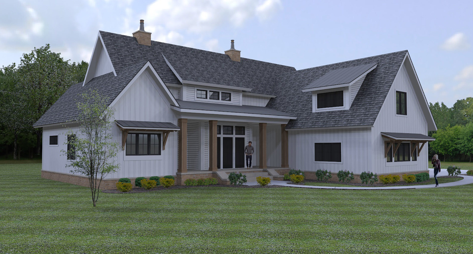 Custom Home Hudson Foster Renderings1